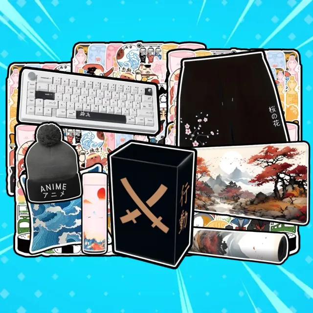 Anibox 5 Custom Anime Items Bundle animeboks 5 deler
