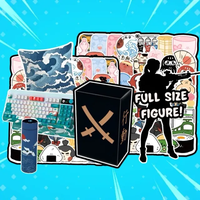 Anibox 1 Figure & 3 Anime Items Box animeboks med figur